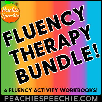 Preview of Fluency Therapy Activities BUNDLE (Stuttering Therapy)