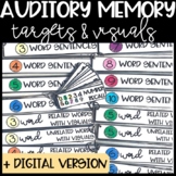 Auditory Memory Strips: Targets and Visuals - Auditory Pro