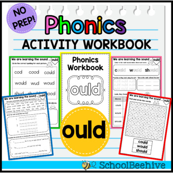 Preview of 'ould' Phonics and Reading Comprehension Worksheets