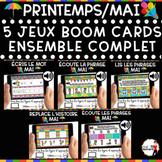 Spring French BOOM Cards - BUNDLE 5 Jeux (PRINTEMPS - MAI)