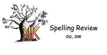 Preview of /ow/ Spelling Daily Review/Warm Up- ou, ow- Editable!
