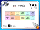 The 'ow' (cow) Phonics PowerPoint