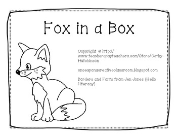 -ox Word Family Book - Fox in a Box AND Activities | TpT