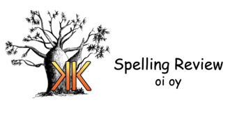 Preview of /oy/ Spelling Daily Review/Warm Up -oi oy- Editable!