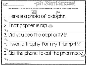 -ph Digraph Activities! by Second Grade Sizzle-Kacie Biggs | TpT