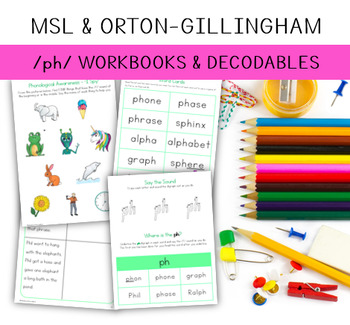 Preview of 'ph' Digraph Workbook