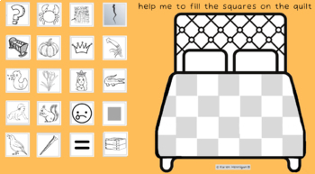 Preview of “ qu” Digraph Interactive Sorting Activity - Jamboard / Smartboard / Powerpoint