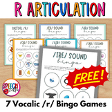 /r/ Articulation Bingo for Speech Therapy | /r/ Controlled