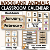 Woodland Animals Classroom Theme Decor Calendar Set