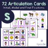 /s/ Articulation Cards - Initial, Medial and Final