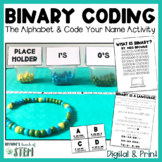 Intro to Binary: Coding Your Name {Print & Digital}