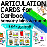 Articulation Cards for Cariboo, Sensory Bins & More!