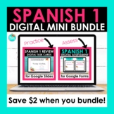 Spanish 1 Final Mini Bundle | Google Slides and Google For