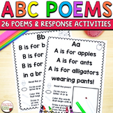 #sparkle2022 Alphabet Poems and Activities for Shared Reading