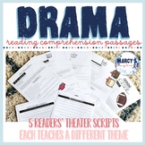 Drama comprehension passages, dramatic play,  fun reading activities for 4th 5th