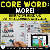 Core Vocabulary AAC "More" Interactive Book Print and Digi