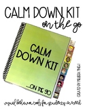 Calm Down Kit On The Go- Visual Behavior Tools for Students With Autism