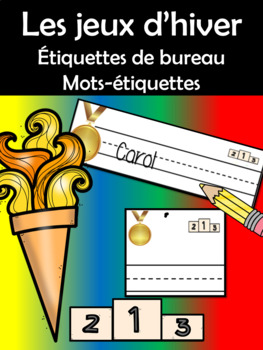 Preview of Étiquettes - Les jeux d'hiver (French FSL)