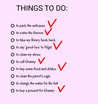 Preview of 'to do' list printable infographic