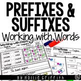 Prefixes and Suffixes Word Work Distance Learning
