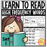 Sight Words Fluency & Word Work now with Science of Reading Heart Words! Set 1