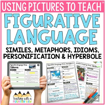 Preview of Using Pictures to Teach Figurative Language | Figurative Language Lessons
