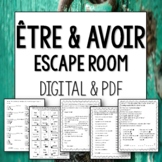 Être and avoir Escape Room French Novice Verbs