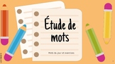 Étude de mots - activités de classe, centre, 4 coins ou au