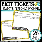 Reader's Response Exit Tickets and Journal Prompts