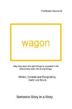 Preview of 'wagon' Volume 33 PreReader Book