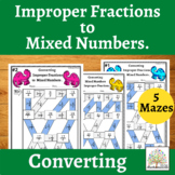  #welcomefallk1  Converting  Improper Fractions to Mixed N
