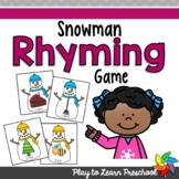 Rhyming Snowman Game