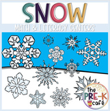 Snow Math and Literacy Centers Activities | Winter Seasons
