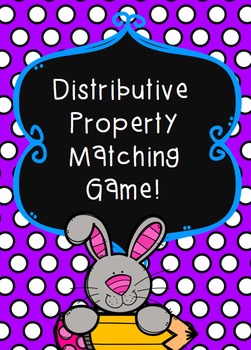 Distributive Property Matching Game
