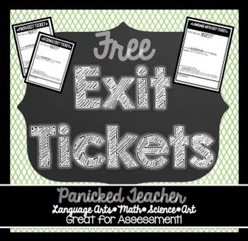 FREE Exit Tickets