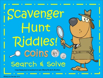 Scavenger Hunt Riddles - Coins!