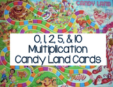 0, 1, 2, 5, & 10 Multiplication Candy Land Cards