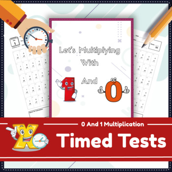 Preview of 0 & 1 Multiplication Timed Tests for Beginners