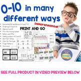 0-10 In Many Different Ways {Differentiated}