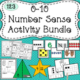 Kindergarten 0-10 Number Sense Activity Bundle