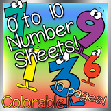 0-10 Worksheets