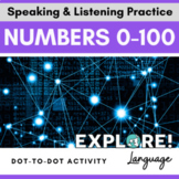 0-100 Number Practice Dot to Dot for World Languages