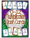 0-12 Multiplication Flash Cards {double sided & color coded}