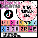 0-120 Number Line - Disco Daydream, Colorful Classroom Decor