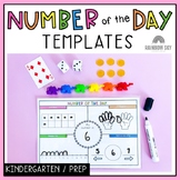 0-20 Number of the Day | Kindergarten Number of the Day templates