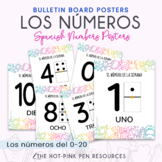 0-20 Spanish Numbers Posters | Bright Spanish Classroom Wa