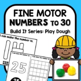 0-30 Number Mats-Play Dough-Fine Motor Activities for PreK and K