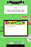 0-5 Multiplication Test (Google Form)