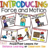 Force and Motion PowerPoint Lessons, Push and Pull, Distan