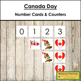 0 to 10 Number Cards and Canada Day Counters - Preschool Math